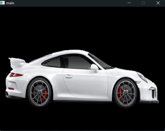 Example on how you window should look after rendering texture